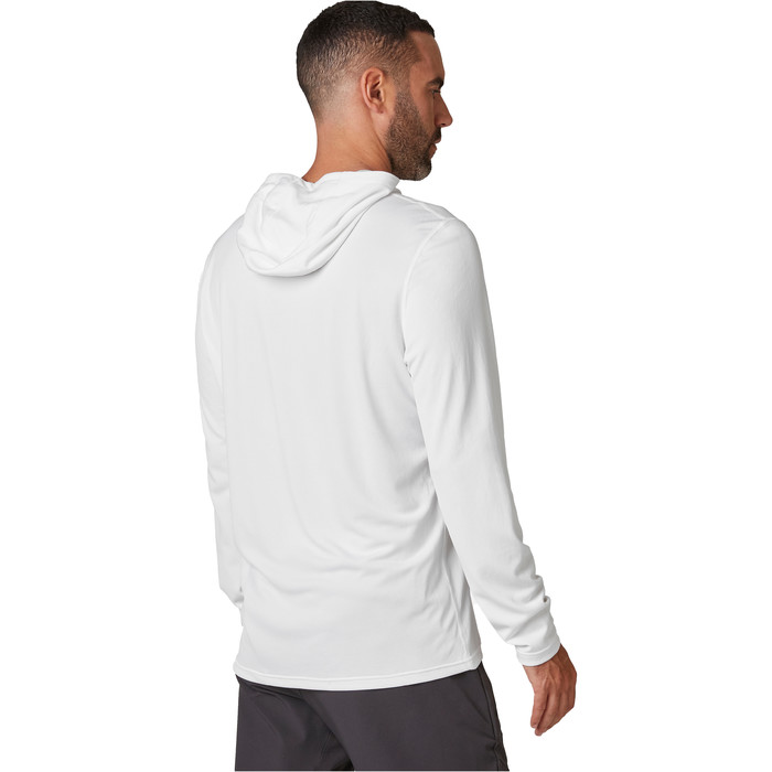 2024 Helly Hansen Hombres Lifa Active Sudadera Con Capucha Solen 49347 - Blanco